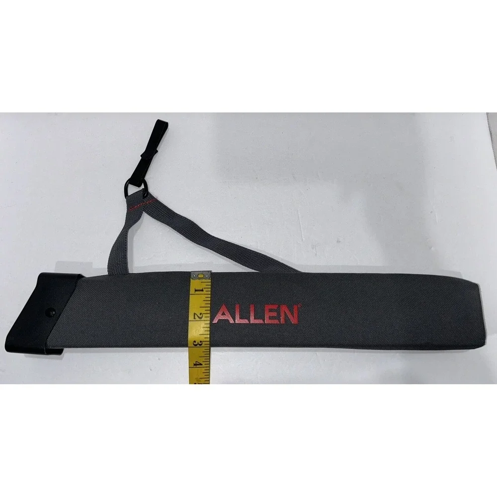 Allen Compact Archery Arrow‎ Tube Belt Quiver Hard Plastic Gray Black Belt Clip